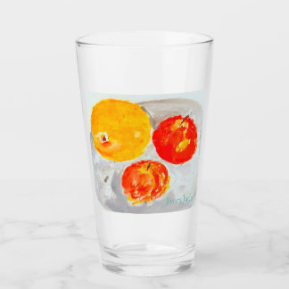 Tumblés en verre Conception de fruits
