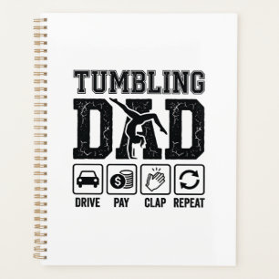 Tumbling Dad Drive Pay Clap Repeat Shirt Ontwerp_1 Planner