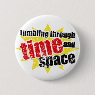 Tumbling door Tijd en Ruimte Ronde Button 5,7 Cm