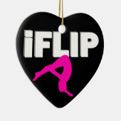 Tumbling gymnast keramisch ornament (Rechts)