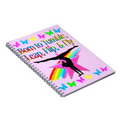 TUMBLING GYMNAST MEISJE NOTITIEBOEK (Rechterzijde)