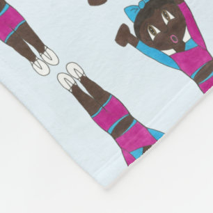 Tumbling Gymnastiek Acrobat Gym Dance Teacher Fleece Deken