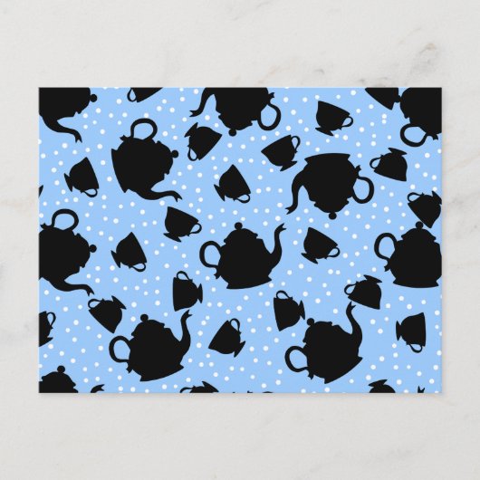 Tumbling Tea Party Briefkaart (Voorkant)