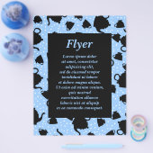 Tumbling Tea Party Flyer (Enkel)