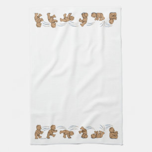 Tumbling Teddies Towel Theedoek