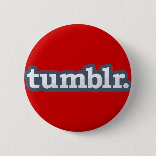 Tumblr Pin Ronde Button 5,7 Cm (Voorkant)