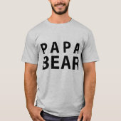 Tumblr T-Shirt Papa-Beer (Voorkant)