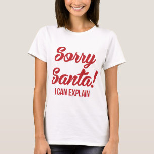 Tumblr T-Shirt Sorry dat de kerstman I kan uitlegg