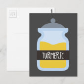 Tumergeel kruid briefkaart (Voorkant / Achterkant)