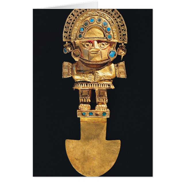 Tumi- of ceremoniële messen in de vorm van (Voorkant)