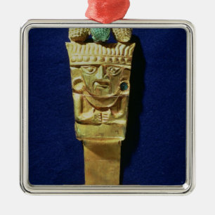 Tumi- of ceremoniële messen in de vorm van metalen ornament