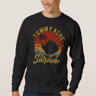 Tummy Ache Survivor Stomachache IBS Mannen Vrouwen Trui