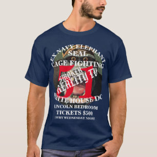 Tump Ex Marine Olifant Zeehond Kooi Gevecht Pendej T-shirt