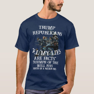 Tump Republikeinse God Allah Priapus Romeinse Trum T-shirt