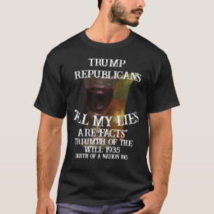 Tump Triomf van de Wil 1935 Geboorte Natie Trump T-shirt