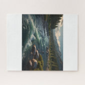 Tumultueuze rivier 3D Legpuzzel (Horizontaal)