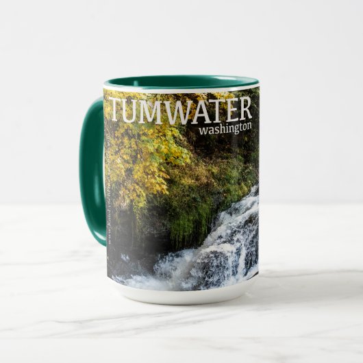 Tumwater - Het is het water Mok (Voorkant links)