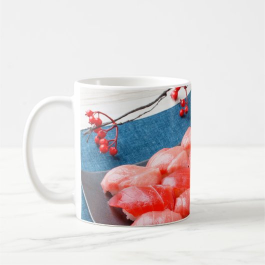 Tuna Feast – Japanese Sushi Harmony Mug (Gauche)