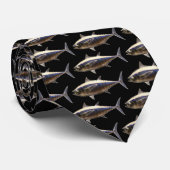 Tuna Fish Design Necktie Stropdas (Opgerold)