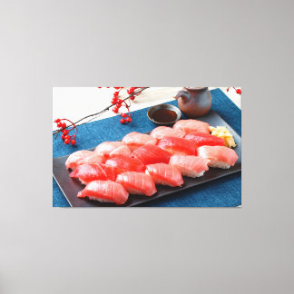Tuna Harmony – Japanese Sushi Canvas