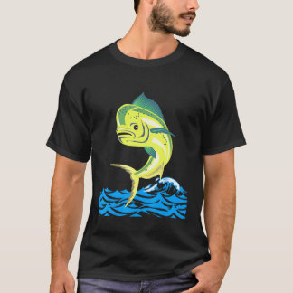Tuna Mahi Mahi Saltwater Fish Anglers Fishermen T-shirt