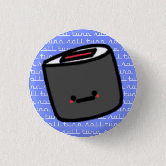 Tuna Roll Sushi Ronde Button 3,2 Cm (Voorkant)