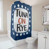 Tuna Sur Le Rideau De Douche À Ciel (En situation)
