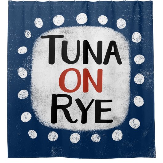 Tuna Sur Le Rideau De Douche À Ciel (Devant)