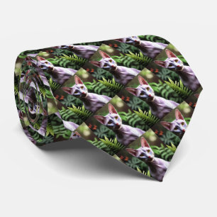 Tuna The Hairless Sphynx Cat, Stropdas