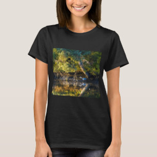 Tuna Tie Amerikaanse vlag haak schedel T-shirt