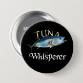 Tuna Whisperer Dark gekleurd Ronde Button 7,6 Cm (Voorkant /achterkant)