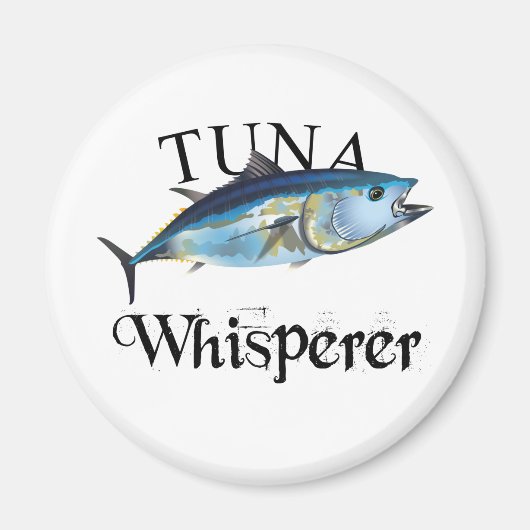 Tuna Whisperer Light gekleurd Magneet (Voorkant)