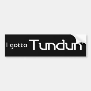 Tundun Bumpersticker