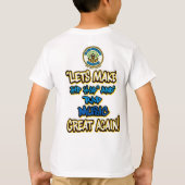 Tune in Graffiti Jeugd T-shirt (Achterkant)