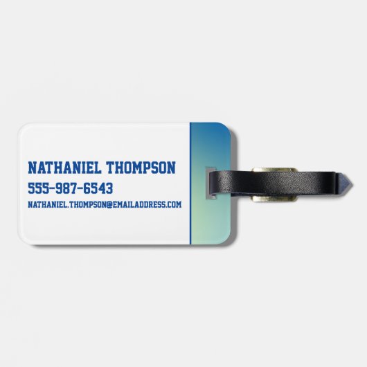 TUNE SQUAD™ Group SPACE JAM™ Logo Bagagelabel (Achterkant horizontaal)