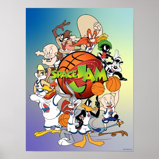 TUNE SQUAD™ Group SPACE JAM™ Logo Poster (Voorkant)