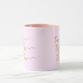 Tuned In LoA Calligraphie Pink Mug (Centre)