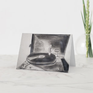 "Tunes in Time" Birthday Kaart