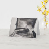 "Tunes in Time" Verjaardagskaart Kaart (Gele Bloem)