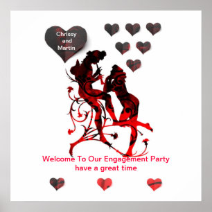 "Tunes of Love" Poster de la fête d'entrée à la po