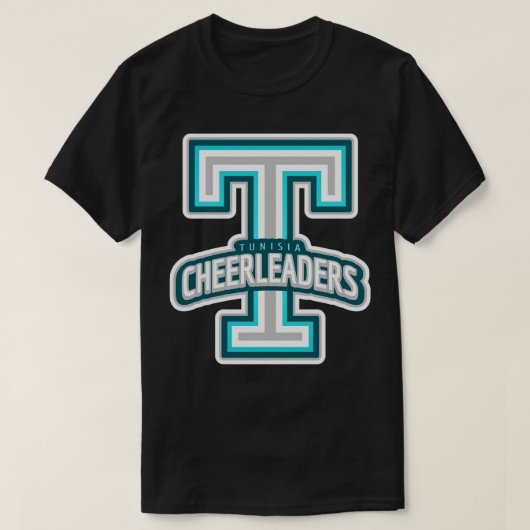 Tunesië Cheerleader T-shirt (Design voorkant)