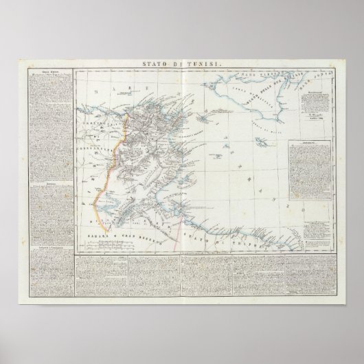 Tunesië en Lybië Poster (Voorkant)