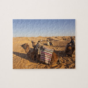 Tunesië, Ksour gebied, Ksar Ghilane, Grand Erg 3 Legpuzzel