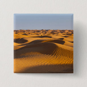 Tunesië, Ksour gebied, Ksar Ghilane, Grand Erg 4 Vierkante Button 5,1 Cm
