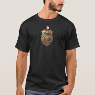 Tunesië land wapen wapenschild symbool embleem vla t-shirt