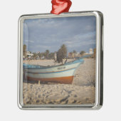 Tunesië, Pet Bon, Hammamet, waterfront, Kasbah Metalen Ornament (Links)