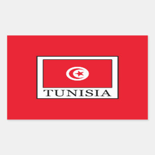 Tunesië Rechthoekige Sticker