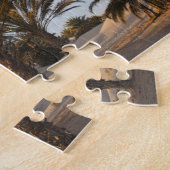 Tunesië, Sahara, Douz, Great Dune, palm Legpuzzel (Zijkant)