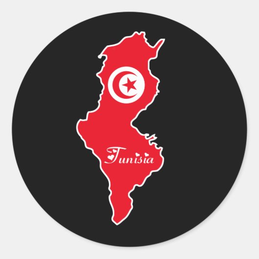 Tunesië Sticker (Voorkant)