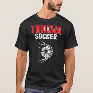 Tunesië Voetbal in netto Tunesië Football suppo T-shirt